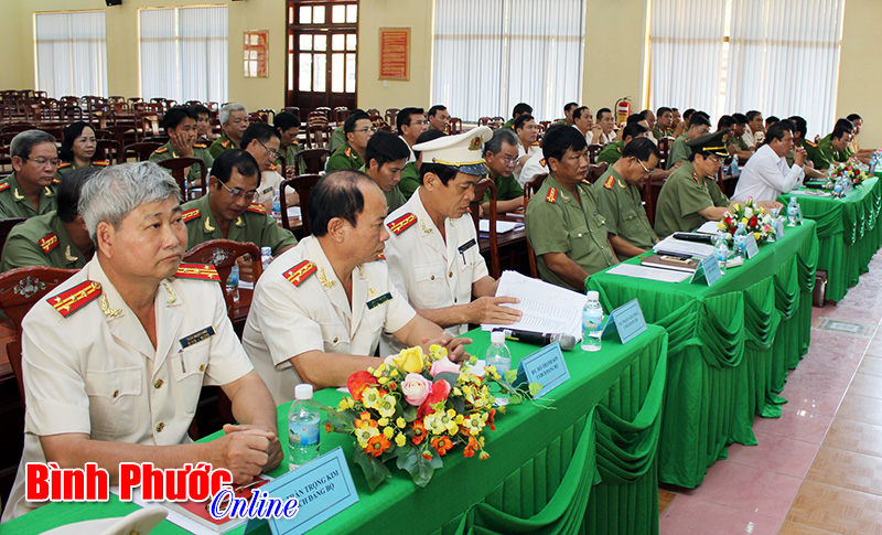 Đảng ủy C&ocirc;ng an tỉnh tổng kết c&ocirc;ng t&aacute;c năm 2014