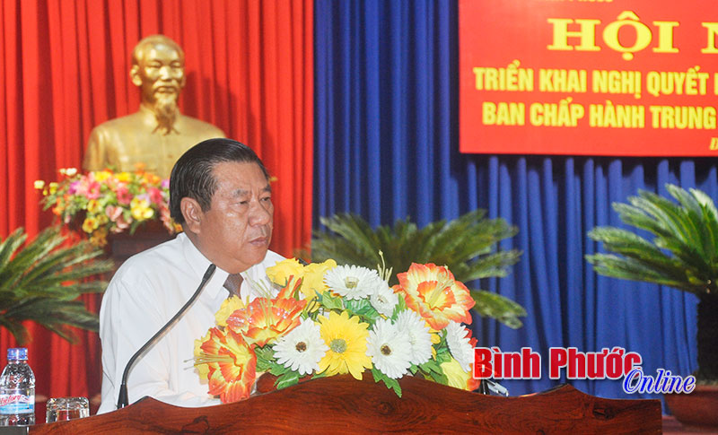 Tỉnh ủy triển khai Nghị quyết Hội nghị lần thứ 10 BCH Trung ương Đảng kh&oacute;a XI