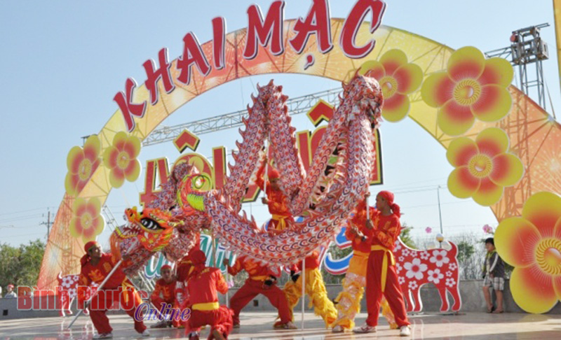 B&igrave;nh Long khai mạc hội xu&acirc;n Ất M&ugrave;i 2015