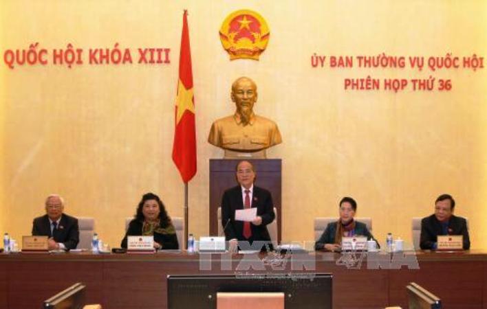 Khai mạc phi&ecirc;n họp thứ 36 của Ủy ban Thường vụ Quốc hội
