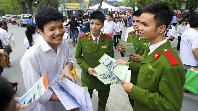 Các môn thi tốt nghiệp THPT để xét tuyển vào các trường ĐH, CĐ trong quân đội