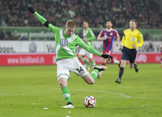 Bundesliga (rạng sáng 31-1): Wolfsburg đè bẹp Bayern Munich 4-1