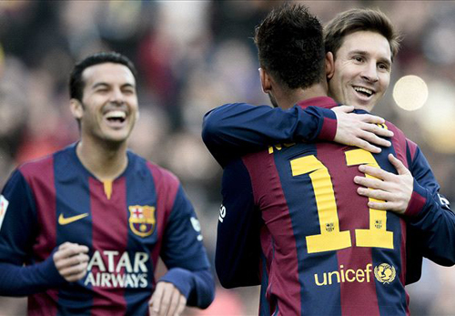 Messi lập hat-trick, Barca thắng trận thứ 11 liên tiếp
