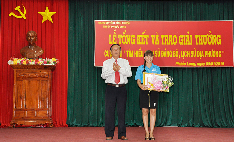 Thị đo&agrave;n Phước Long đoạt giải nhất cuộc thi T&igrave;m hiểu lịch sử đảng bộ địa phương