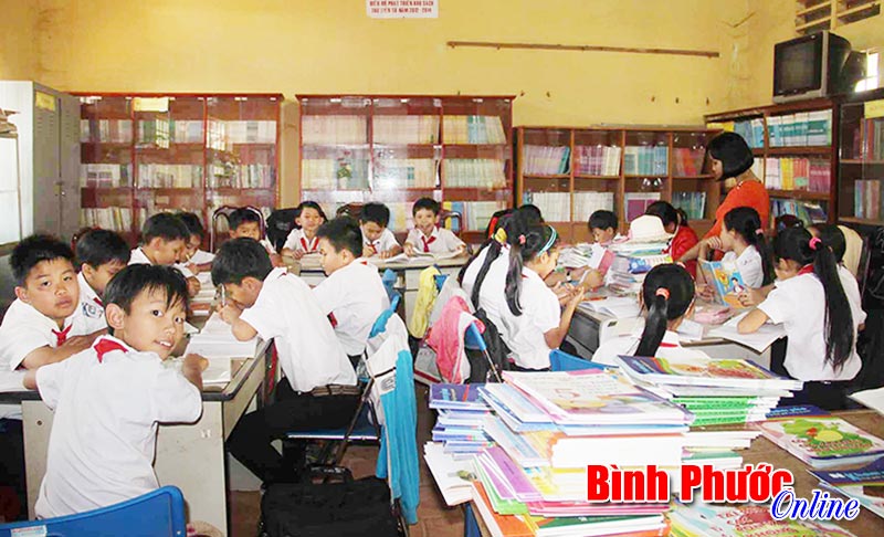 “Nín thở” dạy học ở Trường tiểu học Tiến Thành