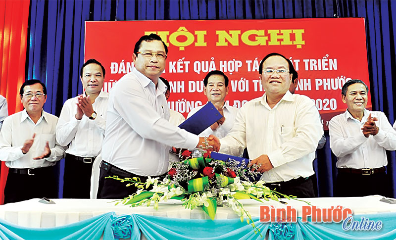 Hợp tác phát triển giữa Bình Phước - Bình Dương: nâng lên tầm cao mới