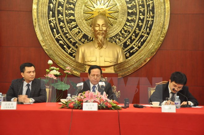 Họp b&aacute;o nh&acirc;n 65 năm lập quan hệ ngoại giao Việt Nam - Trung Quốc