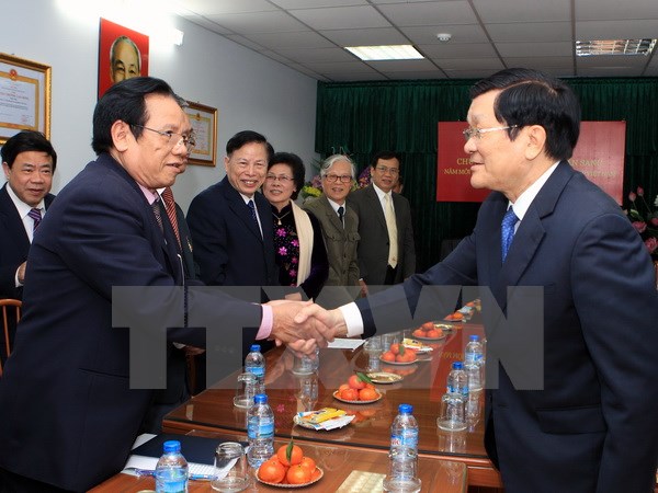 Chủ tịch nước thăm Hội Cựu Thanh ni&ecirc;n xung phong Việt Nam