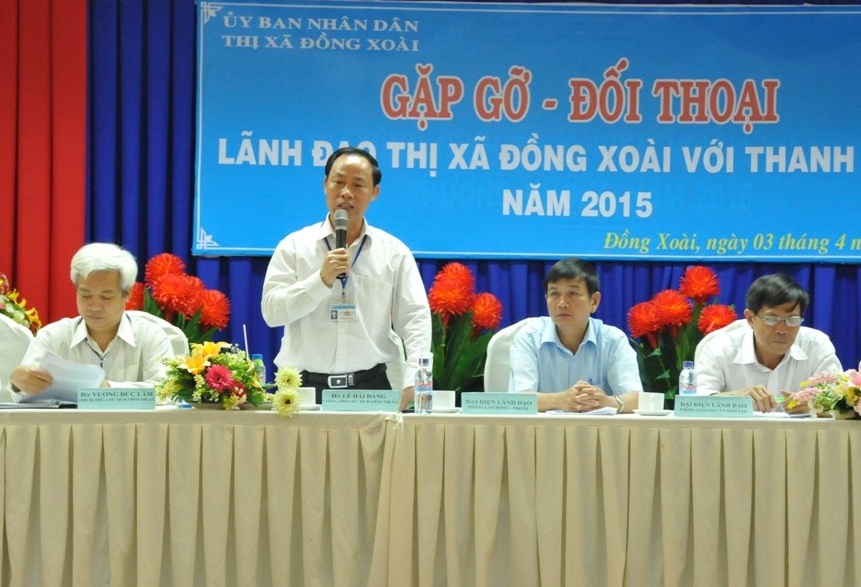 Đối thoại giữa lãnh đạo thị xã Đồng Xoài với đoàn viên thanh niên