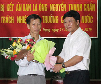 &Ocirc;ng Nguyễn Thanh Chấn được xin lỗi c&ocirc;ng khai