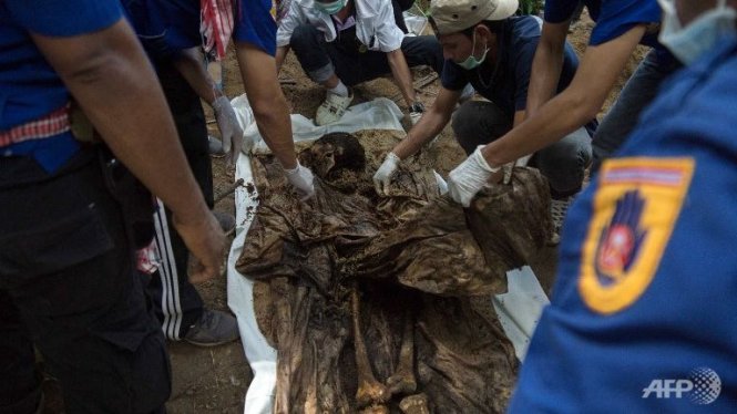 Thái Lan tìm thấy mộ tập thể chôn 26 người tị nạn 