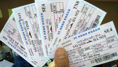 Vé tàu giảm đến 30% trong dịp 30-4