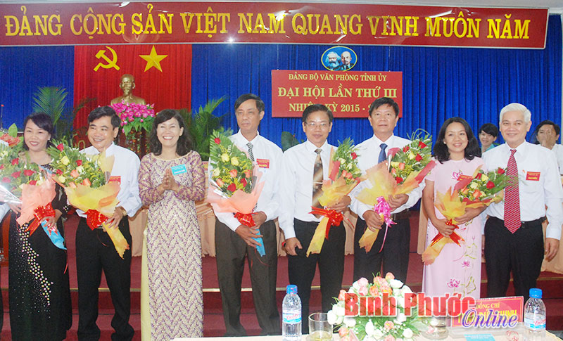 Đại hội Đảng bộ Văn ph&ograve;ng tỉnh ủy, Ban Tuy&ecirc;n gi&aacute;o tỉnh ủy v&agrave; Chi bộ Sở TT - TT