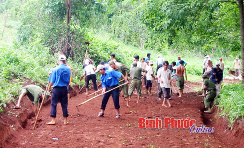 Tuổi trẻ Thuận Phú chung tay xây dựng nông thôn mới