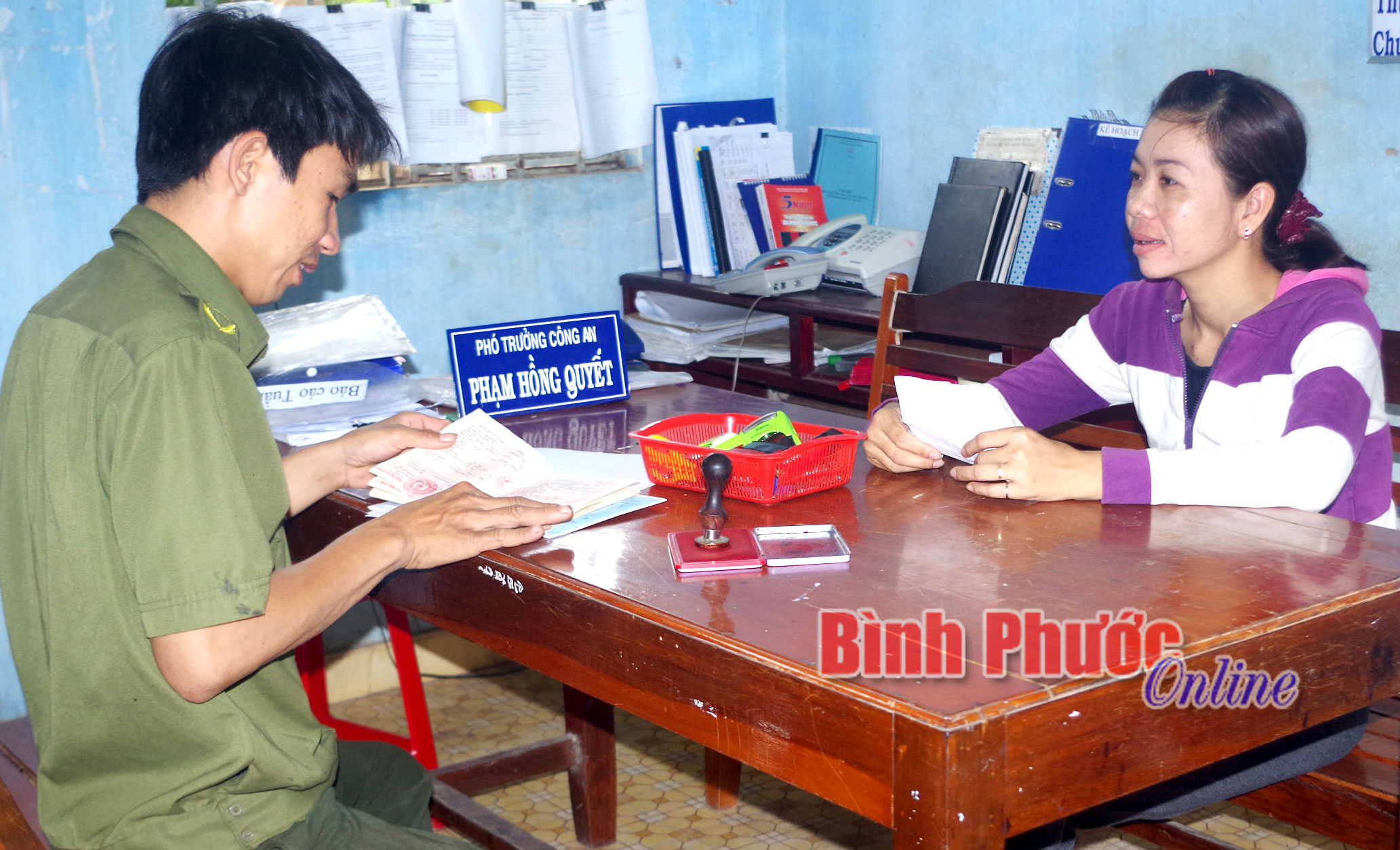 C&ocirc;ng an x&atilde; Minh Thắng chủ động đảm bảo ANTT ở cơ sở