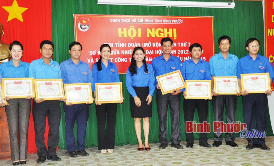 Thị đoàn Bình Long dẫn đầu công tác đoàn 3 năm liên tục
