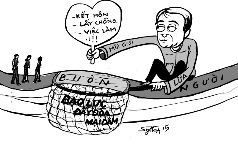 Cảnh gi&aacute;c với tội phạm bu&ocirc;n người