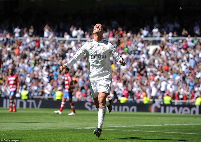 Ronaldo ghi 5 bàn, Real Madrid giành chiến thắng không tưởng