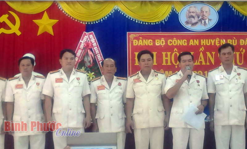 Đại hội Đảng bộ C&ocirc;ng an huyện B&ugrave; Đăng lần thứ VI