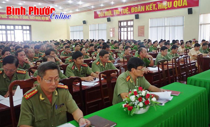 Đảng bộ C&ocirc;ng an tỉnh: Qu&aacute;n triệt Văn kiện Hội nghị lần thứ 11 BCH Trung ương v&agrave; Nghị quyết số 39-NQ/TW của Bộ Ch&iacute;nh trị