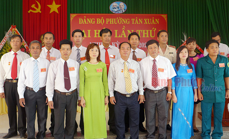 Đảng bộ phường T&acirc;n Xu&acirc;n đại hội lần thứ V