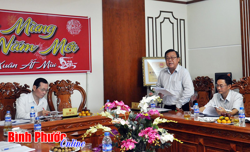 Ph&oacute; chủ tịch UBND tỉnh Phạm Văn T&ograve;ng: B&ugrave; Gia Mập cần tập trung đẩy mạnh thu ng&acirc;n s&aacute;ch