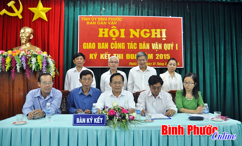 Giao ban c&ocirc;ng t&aacute;c d&acirc;n vận qu&yacute; 1/2015