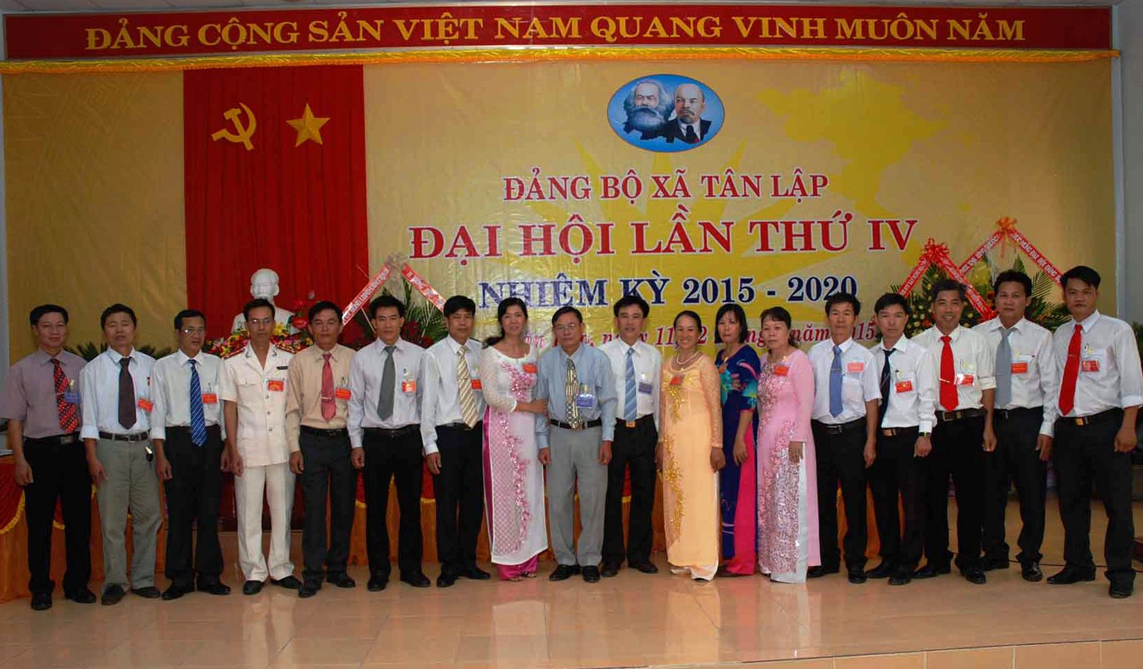 Đại hội Đảng bộ x&atilde; n&ocirc;ng th&ocirc;n mới T&acirc;n Lập