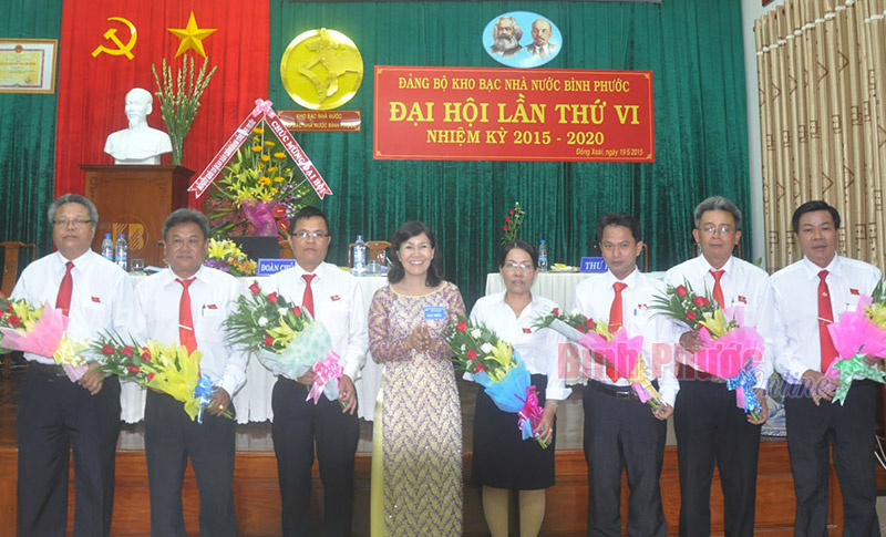 Đại hội Đảng bộ Kho bạc Nh&agrave; nước, Trung đo&agrave;n 717 v&agrave; 2 x&atilde; Minh Hưng, Bom Bo