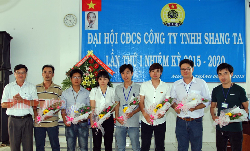 Đại hội c&ocirc;ng đo&agrave;n cơ sở C&ocirc;ng ty TNHH Shang Ta