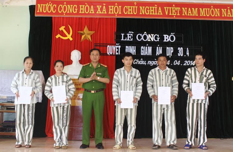 15 phạm nh&acirc;n được giảm &aacute;n đợt 30-4