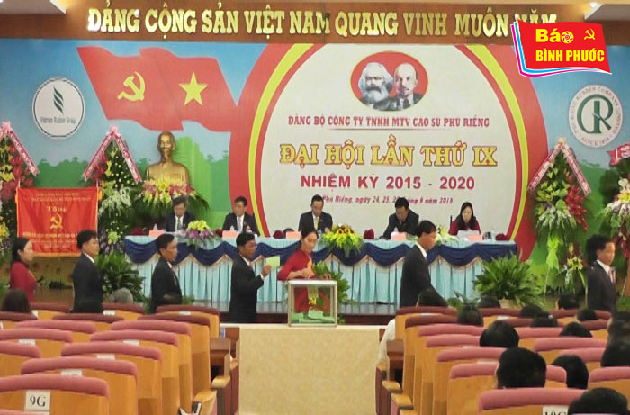[Video] Đại hội Đảng bộ công ty cao su Phú Riềng: Dân chủ, đoàn kết và đổi mới để xây dựng Đảng bộ trong sạch vững mạnh