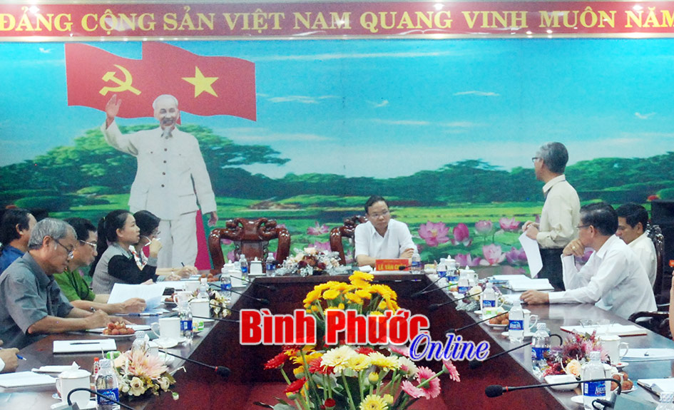Họp Tiểu ban tổ chức phục vụ Đại hội đại biểu Đảng bộ tỉnh kh&oacute;a X