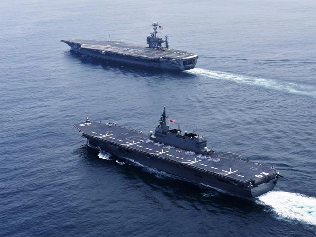 Mỹ, Nhật, Philippines tập trận chung ở biển Đông