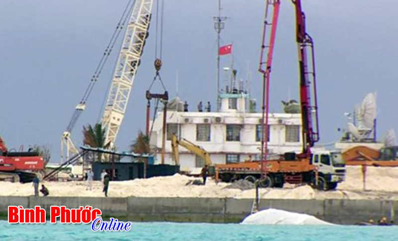 Y&ecirc;u cầu trung quốc chấm dứt ngay những việc l&agrave;m phi ph&aacute;p ở biển Đ&ocirc;ng