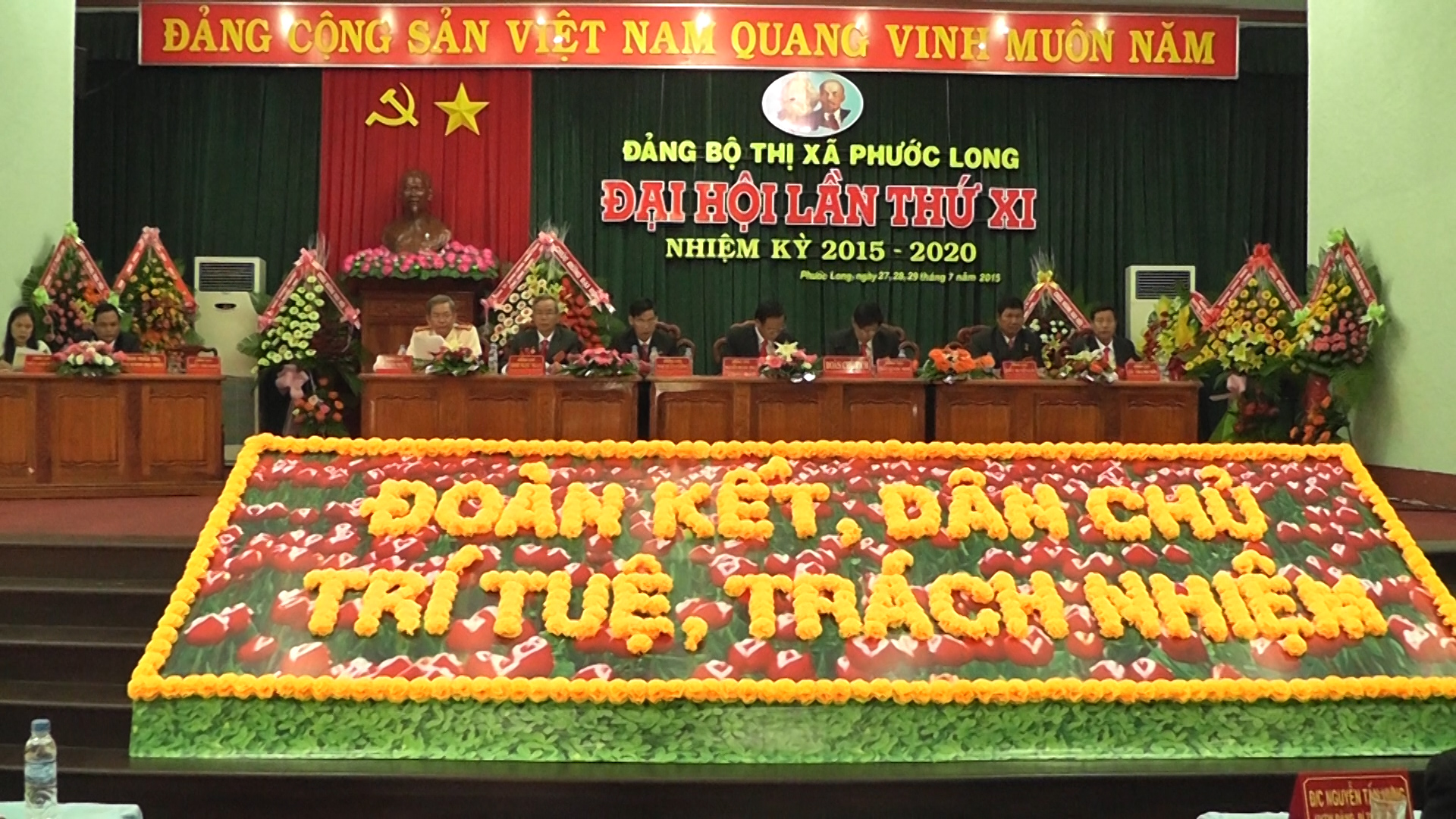 [Video] Đại hội đại biểu Đảng bộ thị xã Phước Long lần thứ XI, nhiệm kỳ 2015-2020