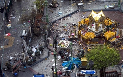 Malaysia bắt giữ ba nghi phạm trong vụ đánh bom đền Erawan ở Thái Lan