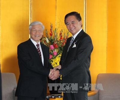 Tổng B&iacute; thư Nguyễn Ph&uacute; Trọng kết th&uacute;c tốt đẹp chuyến thăm ch&iacute;nh thức Nhật Bản