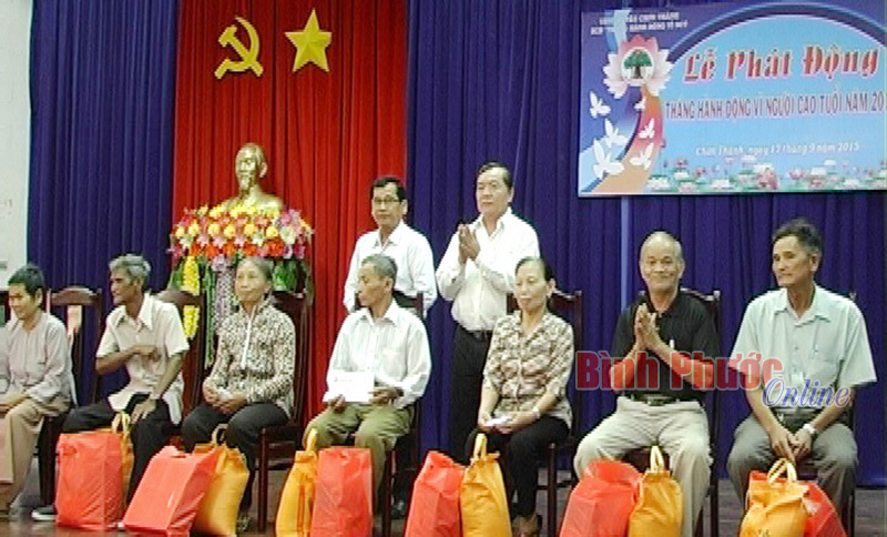 Chơn Thành phát động Tháng hành động vì người cao tuổi