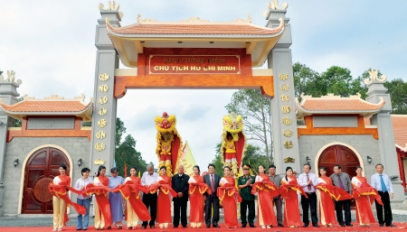 Khánh thành nhà tưởng niệm Bác Hồ  tại khu di tích K9