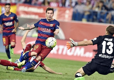 Vòng 3 La Liga: Barca vượt ải Atletico