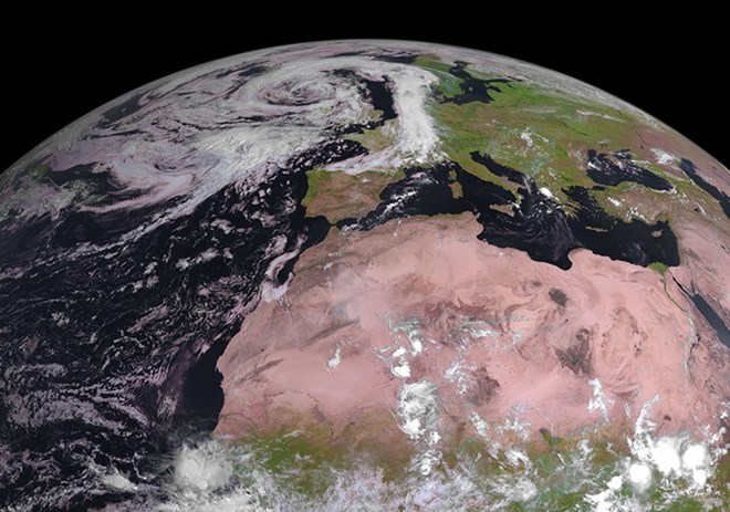 Công bố bức ảnh màu đầu tiên về ​Trái ​Đất chụp từ vệ tinh MSG-4