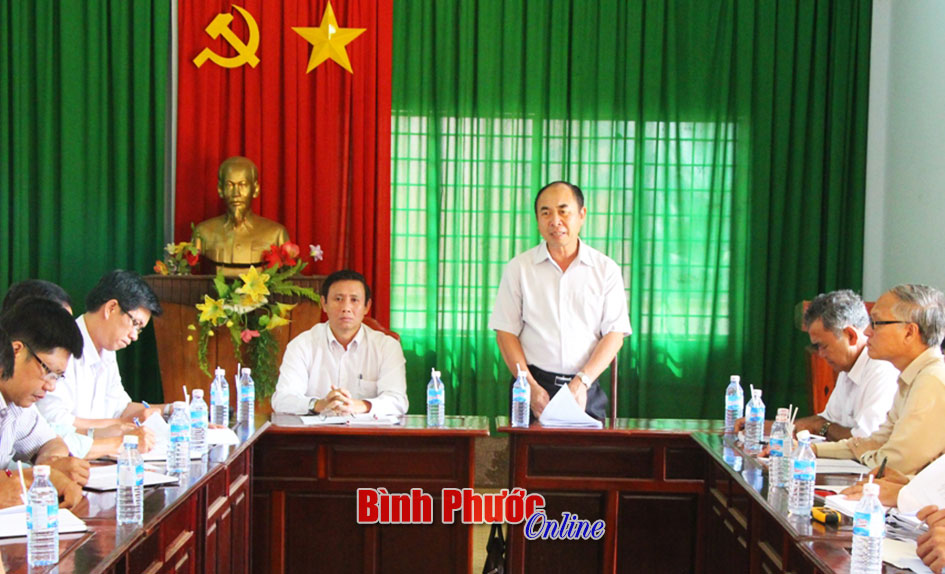 Thường trực H&ETH;ND tỉnh gi&aacute;m s&aacute;t th&iacute; điểm th&agrave;nh lập 2 ban H&ETH;ND cấp x&atilde; tại B&ugrave; &ETH;ốp