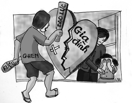 231 vụ bạo lực gia đình