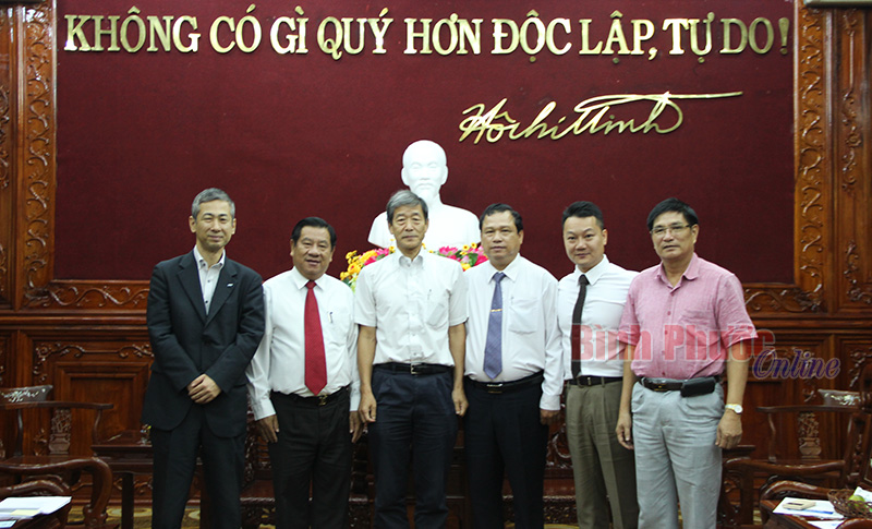 B&igrave;nh Phước sẽ tạo điều kiện thuận lợi thu h&uacute;t nh&agrave; đầu tư Nhật Bản