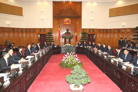 Ph&oacute; Thủ tướng Việt Nam, Trung Quốc hội đ&agrave;m