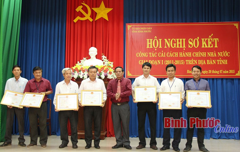 B&igrave;nh Phước xếp thứ 55/63 tỉnh, th&agrave;nh phố về cải c&aacute;ch h&agrave;nh ch&iacute;nh