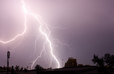 Phòng tránh sét đánh trong mùa mưa