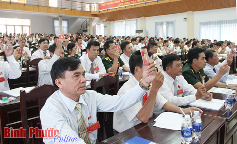 Đại hội Đảng bộ huyện Chơn Th&agrave;nh v&agrave; Binh đo&agrave;n 16