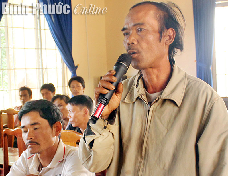 Đại biểu HĐND tỉnh tiếp x&uacute;c cử tri 2 x&atilde; Lộc Kh&aacute;nh v&agrave; Nha B&iacute;ch